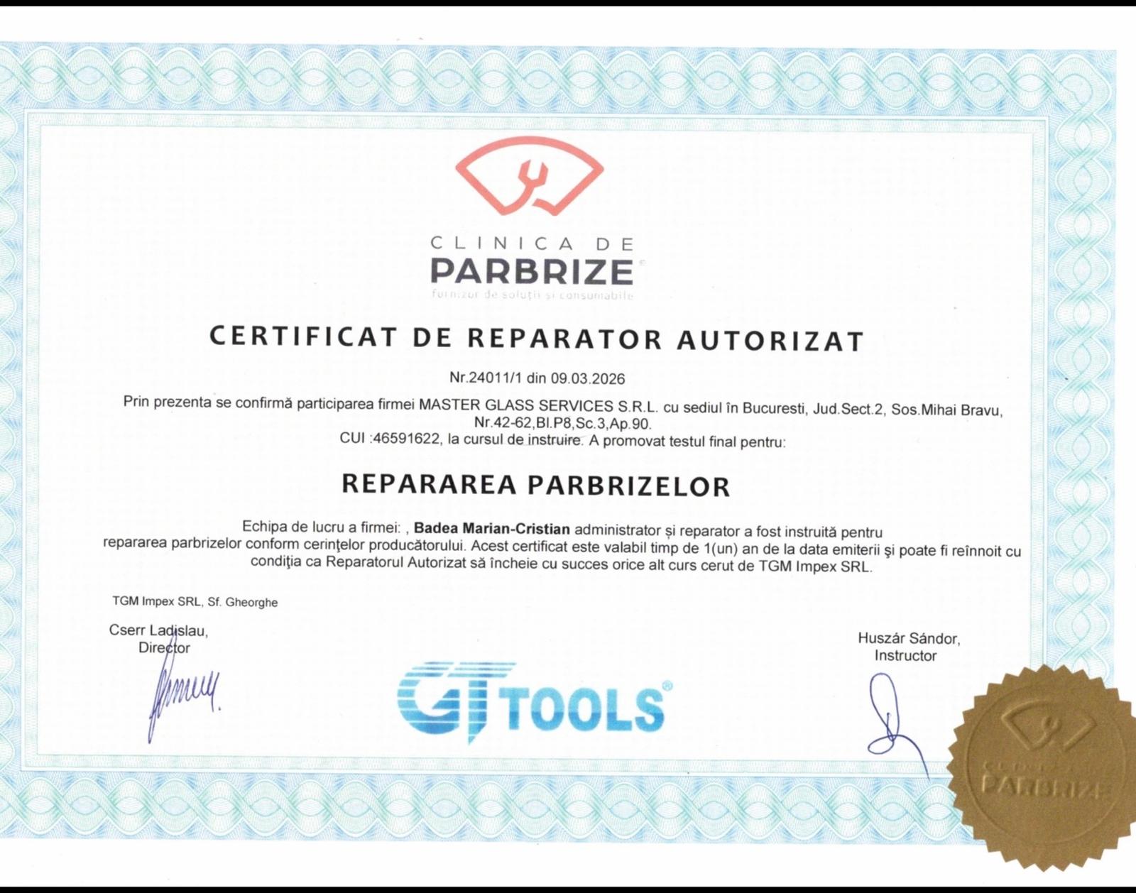 certificat